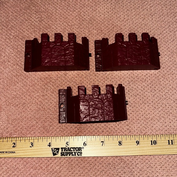 Fisher-Price Other - Lot of 3 Fisher Price Imaginext Toy Replacement Parts Castle Crenelation Top